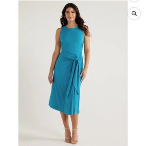 Mykonos Blue Sofia Vergara Side Tie Tank Dress 👗